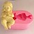 billige Kakeformer-3d sovende baby såpe mold fondant mold kake dekorasjon mold