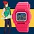 cheap Quartz Watches-Women&#039;s Sport Watch Digital Black / White / Blue 30 m Sport Watch LED Digital Ladies Charm - Green Blue Pink