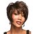 cheap Synthetic Trendy Wigs-Synthetic Wig Wavy Wavy Pixie Cut With Bangs Wig Short Brown Synthetic Hair Women&#039;s Side Part With Bangs Brown