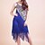 cheap Latin Dancewear-Latin Dance Dress Sequin Tassel Women&#039;s Training Performance Sleeveless Polyester
