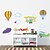 cheap Animal Wall Stickers-Animals / Romance / Fashion Wall Stickers Plane Wall Stickers Decorative Wall Stickers, PVC(PolyVinyl Chloride) Home Decoration Wall Decal Wall / Glass / Bathroom Decoration / Washable / Removable