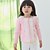 cheap Sweaters &amp; Cardigans-Toddler Girls&#039; Sweater &amp; Cardigan Long Sleeve Solid Colored Navy Blue Pink Children Tops Fall Winter Floral Short