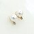 baratos Brincos-Women&#039;s Crystal Stud Earrings European Fashion 18K Gold Plated Pearl Imitation Pearl Earrings Jewelry Gold / Silver For / Imitation Diamond / Rhinestone / Austria Crystal