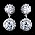 cheap Earrings-Women&#039;s Silver Clear Silver Clear Cubic Zirconia Drop Earrings - Cubic Zirconia, Silver Classic Silver For Party