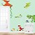 cheap Wall Stickers-Landscape / Animals Wall Stickers Plane Wall Stickers Decorative Wall Stickers, Vinyl Home Decoration Wall Decal Wall Decoration / Washable / Removable