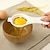abordables Ustensiles à œufs-titulaire cuisine séparateur de blanc d&#039;oeuf gadget tamisage filtre en plastique tamis de séparation (couleur aléatoire)
