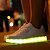 abordables Baskets Homme-Homme Chaussures LED Faux Cuir Hiver Chaussures Lumineuses Blanc / Noir / Athlétique / Lacet