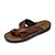 cheap Men&#039;s Slippers &amp; Flip-Flops-Men&#039;s Shoes Outdoor/Athletic/Casual Leather Sandals Brown