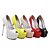 Χαμηλού Κόστους Γυναικεία Τακούνια-Γυναικεία παπούτσια - Πέδιλα - Φόρεμα - Τακούνι Στιλέτο - Με Τακούνι / Peep Toe / Πλατφόρμες - Δερματίνη -Μαύρο / Κίτρινο / Ροζ / Κόκκινο