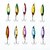 abordables Leurres et mouches pour la pêche-30 pcs Appât métallique leurres souples Poissons nageur / Leurre dur Cuillères Affaissé Bass Truite Brochet Pêche aux spinnerbaits Pêche aux jigs Pêche d&#039;eau douce Métal / Pêche de la perche