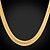 cheap Necklaces-Women&#039;s Choker Necklace Chain Necklace Chunky Foxtail chain Dookie Chain Ladies Fashion Dubai Platinum Plated Gold Plated Alloy Golden Silver Black Rose Necklace Jewelry For Party Wedding Casual Daily