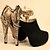 cheap Women&#039;s Heels-Women&#039;s Shoes Leatherette Summer Fall Stiletto Heel for Casual Dress Black