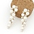 ieftine Cercei la Modă-Pentru femei Perle Cercei Picătură femei Modă Perle Imitație de Perle Diamante Artificiale cercei Bijuterii Alb Pentru Nuntă Zilnic Mascaradă Petrecere Logodnă Bal Promisiune
