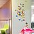 cheap Wedding Decorations-38 Pcs Set of 2 3D Emulational Butterfly PVC Wall Stickers with Foam Stick 38 Pieces PVC/Plastic