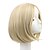 cheap Synthetic Trendy Wigs-Synthetic Wig Straight Straight Bob With Bangs Wig Blonde Synthetic Hair Women&#039;s With Bangs Blonde StrongBeauty