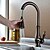 preiswerte Mit ausziehbarer Brause-Kitchen faucet - Single Handle One Hole Ti-PVD Pull-out / ­Pull-down / Tall / ­High Arc Centerset Antique Kitchen Taps / Brass