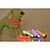 Χαμηλού Κόστους Κολάρα, Σαμαράκια &amp; Λουριά για Σκύλους-Γάτα Σκύλος Κολάρα Φωτιστικό γιακά Φώτα LED Προσαρμόσιμη / Τηλεσκοπικό Μονόχρωμο Νάιλον Κίτρινο Κόκκινο 1 τμχ