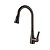 cheap Kitchen Faucets-Kitchen faucet - One Hole Oil-rubbed Bronze Pull-out / ­Pull-down / Tall / ­High Arc Deck Mounted Antique Kitchen Taps / Brass / Single Handle One Hole