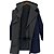 cheap Women&#039;s Coats &amp; Trench Coats-Women&#039;s Patchwork Blue/Gray Coat , Casual/Plus Sizes Long Sleeve Tweed Pocket