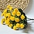 Недорогие Искусственные цветы-Полиэстер Простой стиль Букет Букеты на стол Букет 1