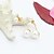 voordelige Oorbellen-Women&#039;s Crystal Stud Earrings Drop Earrings European Fashion 18K Gold Plated Pearl Imitation Pearl Earrings Jewelry Silver / Golden For / Imitation Diamond / Rhinestone / Austria Crystal