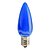 abordables Ampoules électriques-1pc 0.5 W Ampoules Bougies LED 30 lm E12 C35 6 Perles LED LED Dip Décorative Rouge Bleu Jaune 100-240 V / RoHs