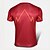cheap New In-Men&#039;s Short Sleeve Breathable Quick Dry Wearable Running Skiing Camping / Hiking Taekwondo Hunting Sportswear Cartoon Tee T-shirt Top Red Activewear Stretchy / Limits Bacteria / Sweat-wicking