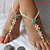 cheap Body Jewelry-Women&#039;s Anklet European Pearl Imitation Pearl Anklet Jewelry Pink / Blue For Daily Casual
