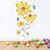 abordables Autocollants muraux-stickers muraux style autocollants de mur de fleur de papillon belle bande dessinée muraux PVC autocollants