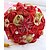 abordables Fleurs de mariage-Fleurs de mariage Bouquets Mariage Perle / Polyester / Mousse 25cm