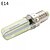billige LED-lys med to stifter-ywxlight® e14 g9 g4 e17 e12 ba15d e11 10w 152led 3014smd led corn lyser hvid hvid cool hvid 360 beam vinkel led lampe