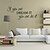 cheap Decorative Wall Stickers-Cartoon / Words &amp; Quotes Decorative Wall Stickers ,Removable PVC Home Decoration Wall Decal Wall Decoration / Washable / Removable for Bedroom Living Room 92*40cm