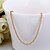 cheap Necklaces-Fashion Snake Shape White Gold Plated Copper Alloy Rolo Chain Necklace(Gold,Rose Gold,White Gold)(1Pc)