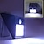 billige Vegglamper til utendørsbruk-Dekorations Lys Vanntett / Sensor Soldrevet 1 stk