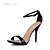 baratos Sandálias de mulher-Mulheres Sapatos Courino Verão Tira no Tornozelo Salto Agulha Plataforma Presilha para Social Preto Branco Vermelho