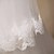 رخيصةأون طرحات الزفاف-One-tier Lace Applique Edge الحجاب الزفاف Fingertip Veils مع تطريز دانتيل / تول / Angel cut / Waterfall