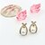 abordables Pendientes-Mujer Cristal Pendientes cortos damas Europeo Moda Chapado en oro 18K Perla Perla Artificial Aretes Joyas Dorado Para Boda Mascarada Fiesta de Pedida de Mano Fiesta de baile Promesa / Chapado en Oro