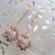 cheap Earrings-Women&#039;s Dangling Dangle Drop Earrings Rhinestone Earrings Bowknot Cute Jewelry Screen Color Bowknot For