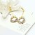 cheap Earrings-Earring Drop Earrings Jewelry Women Alloy / Cubic Zirconia / Rhinestone 1set Gold / Silver