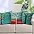 cheap Throw Pillows &amp; Covers-3 pcs Cotton / Linen Pillow Cover, Floral Country