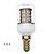 halpa Lamput-2W 200-250 lm E14 G9 GU10 E26/E27 LED-maissilamput T 24 ledit SMD 5730 Lämmin valkoinen Kylmä valkoinen AC 220-240V