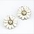 abordables Boucle d&#039;Oreille-Boucle Boucles d&#039;oreille goujon Bijoux 2pcs Alliage Femme Argent