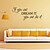 ieftine Abțibilde de Perete Decorative-desen animat / cuvinte&amp;amp; citate autocolante decorative de perete, detașabil pvc decor decor pentru perete decor de perete / lavabil / detașabil pentru dormitor living 92*40cm