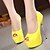 Χαμηλού Κόστους Γυναικεία Τακούνια-Γυναικεία παπούτσια - Πέδιλα - Φόρεμα - Τακούνι Στιλέτο - Με Τακούνι / Peep Toe / Πλατφόρμες - Δερματίνη -Μαύρο / Κίτρινο / Ροζ / Κόκκινο