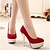 cheap Women&#039;s Heels-Women&#039;s Shoes  Stiletto Heel Heels Pumps/Heels Casual Black/Red