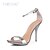 cheap Women&#039;s Sandals-Women&#039;s Shoes Leatherette Summer Ankle Strap Stiletto Heel Platform Buckle for Dress Black White Red