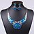 cheap Jewelry Sets-Women&#039;s Crystal Jewelry Set Drop Earrings Pendant Necklace Statement Ladies Unique Design Vintage Party Work Crystal Cubic Zirconia Earrings Jewelry Green / Blue / Rainbow For Party Special Occasion