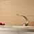 billige Armaturer til badeværelset-Moderne Centersat Vandfald with  Keramik Ventil Et Hul Enkelt håndtag Et Hul for  Nikkel Børstet , Håndvasken vandhane