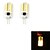 Χαμηλού Κόστους Λάμπες-150~170lm G4 LED Φώτα με 2 pin 48 LED χάντρες SMD 3014 Θερμό Λευκό / Ψυχρό Λευκό