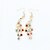 preiswerte Ohrringe-Damen Kristall Tropfen-Ohrringe Hängende Ohrringe damas Modisch Europäisch 18 karat vergoldet vergoldet Diamantimitate Ohrringe Schmuck Für